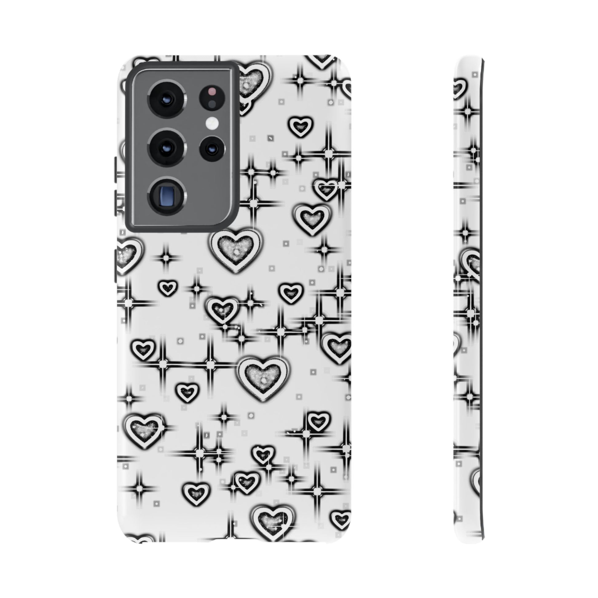 Sketch Hearts Phone Case - Viva Phone Boutique 