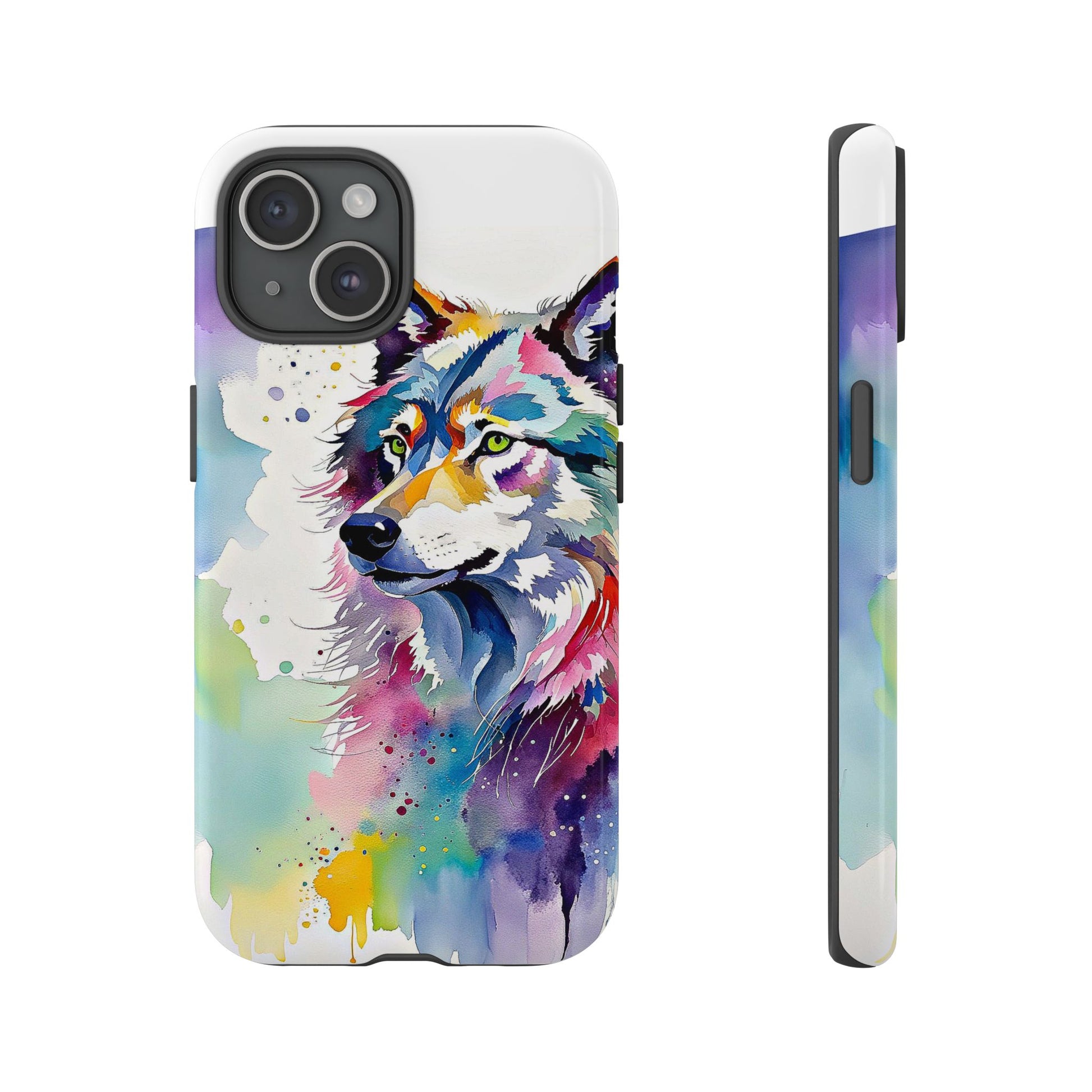 Watercolor Wolf Phone Case - Viva Phone Boutique 