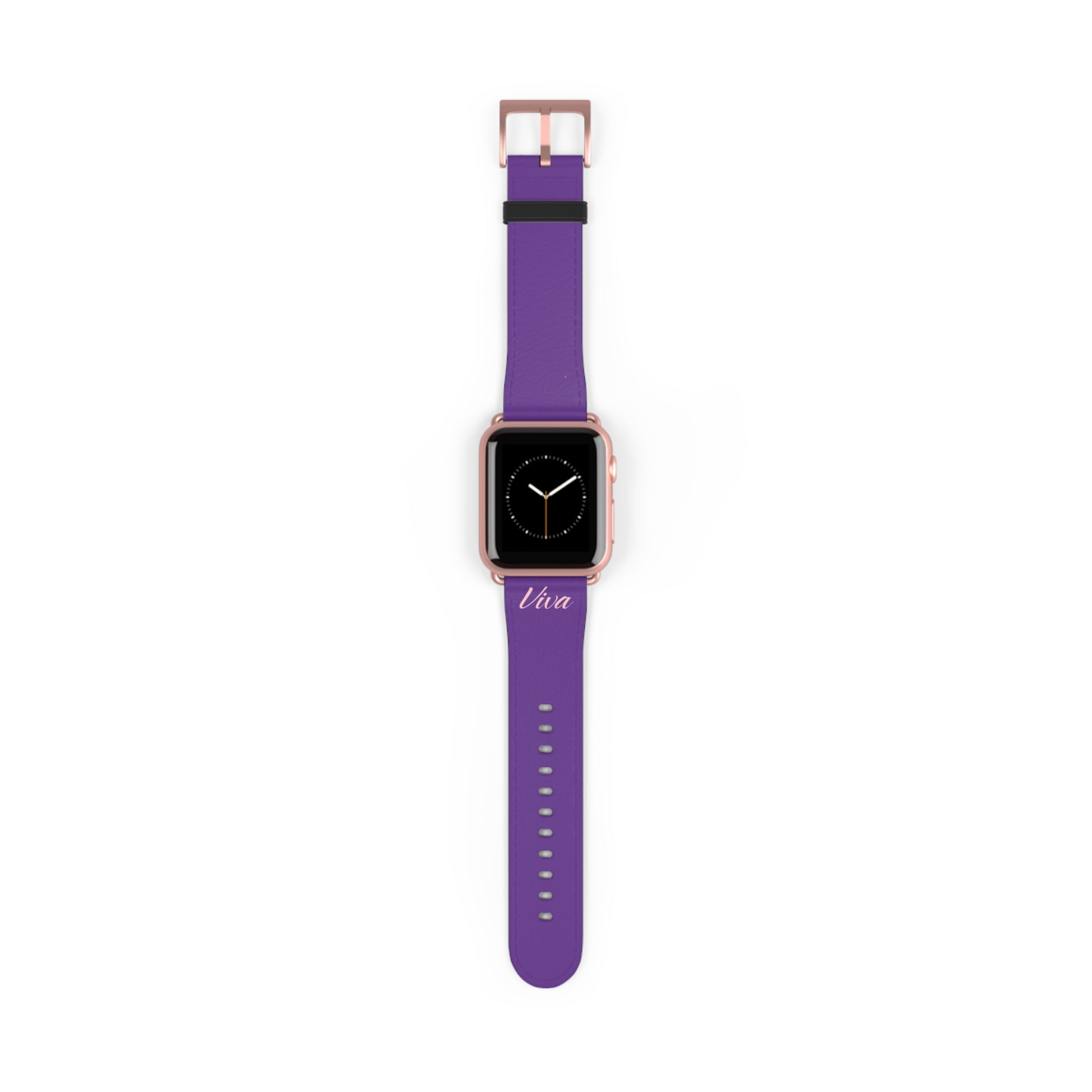 True Purple Faux Leather Apple Watch Band - Viva Phone Boutique 