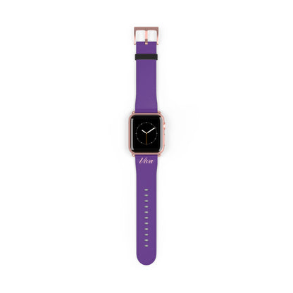 True Purple Faux Leather Apple Watch Band - Viva Phone Boutique 