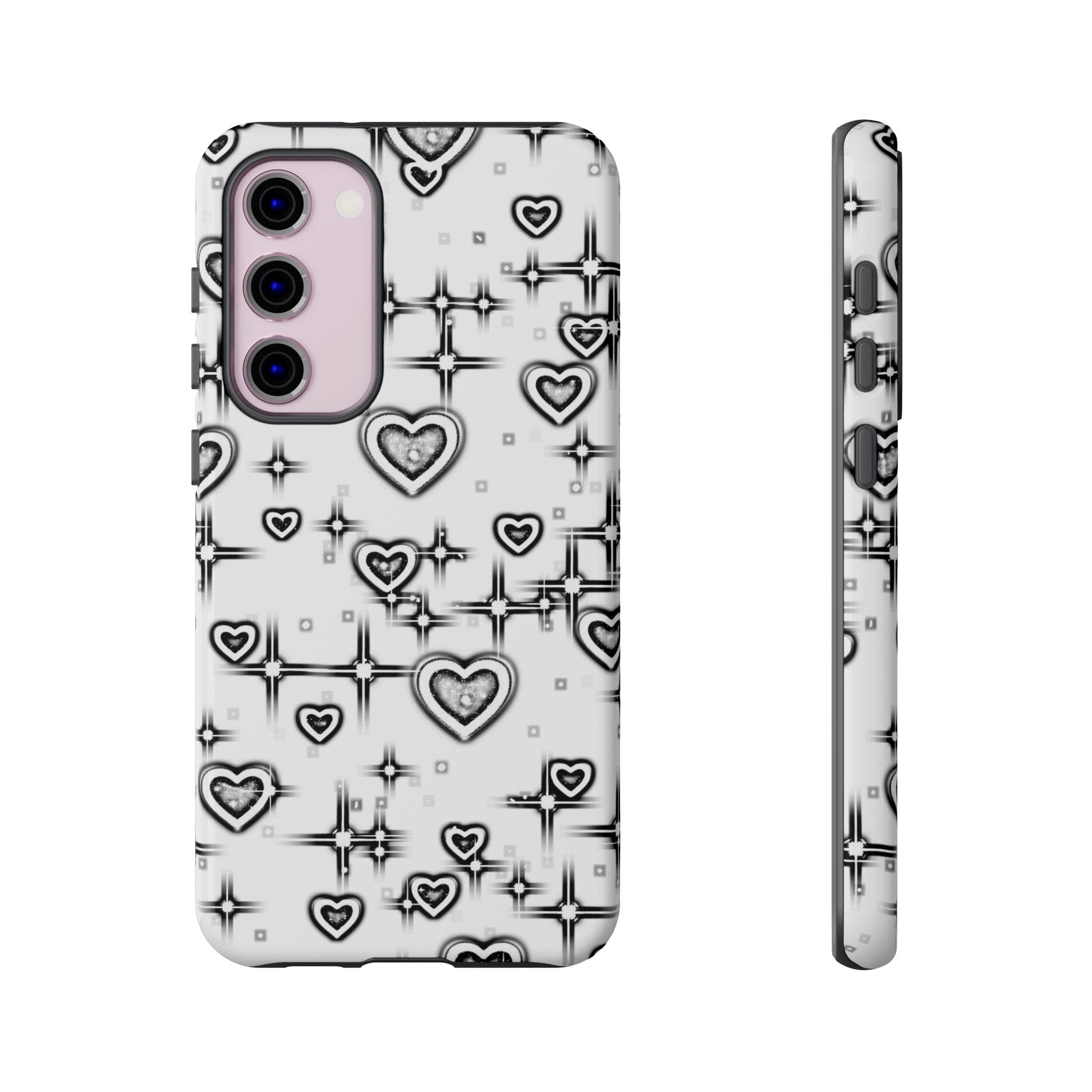 Sketch Hearts Phone Case - Viva Phone Boutique 