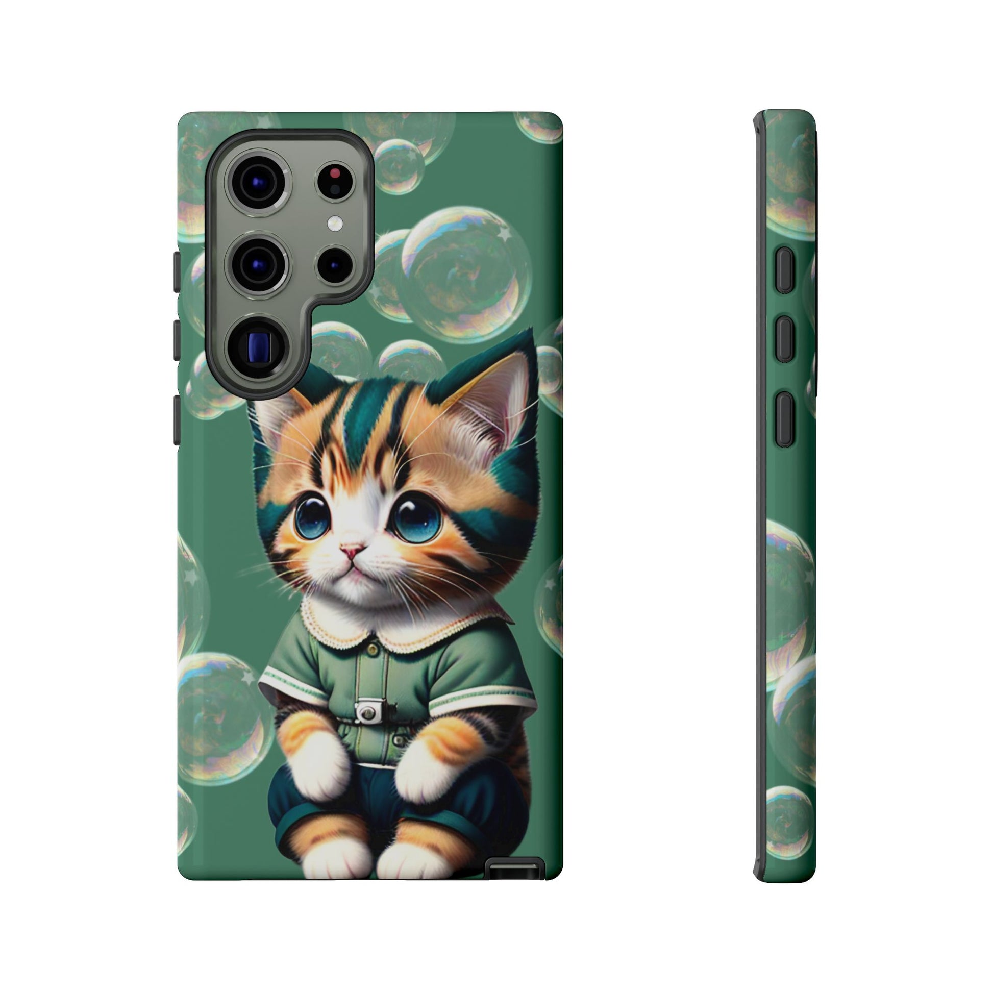 Cute Green Kitten Phone Case - Viva Phone Boutique 