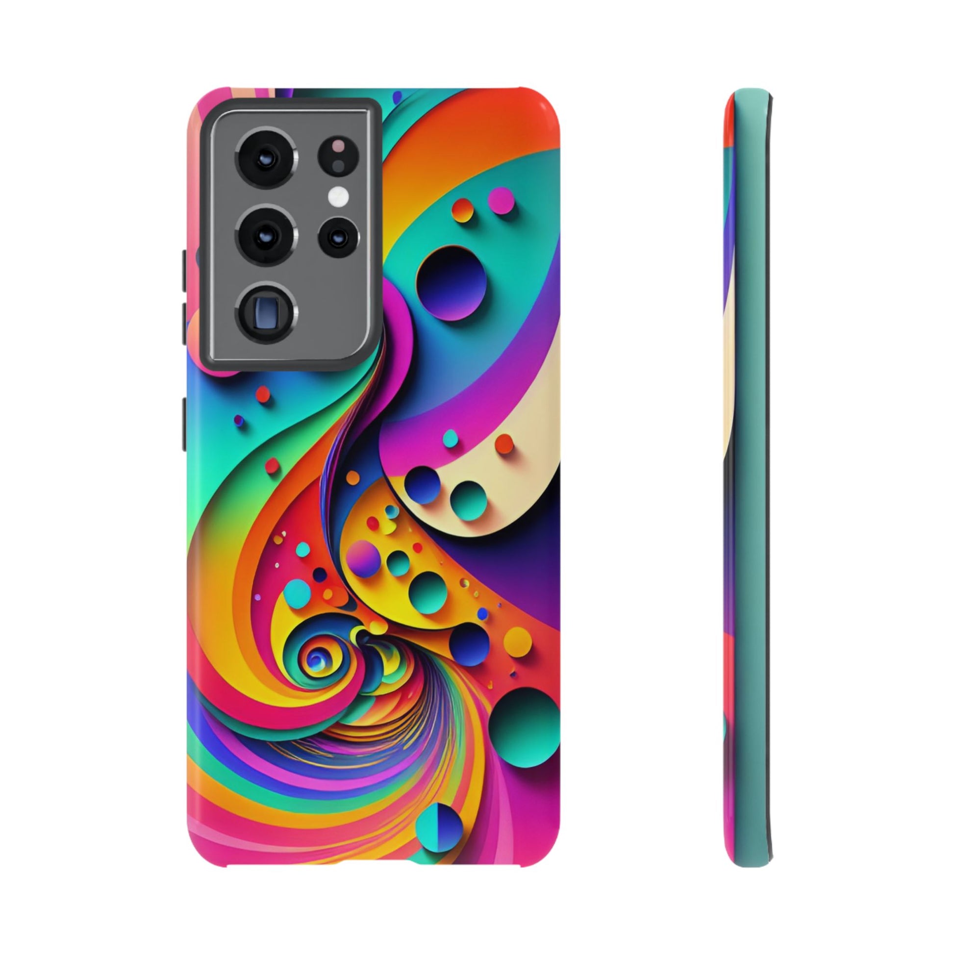 Trippy and Colorful Bubble Design Phone Case - Viva Phone Boutique 