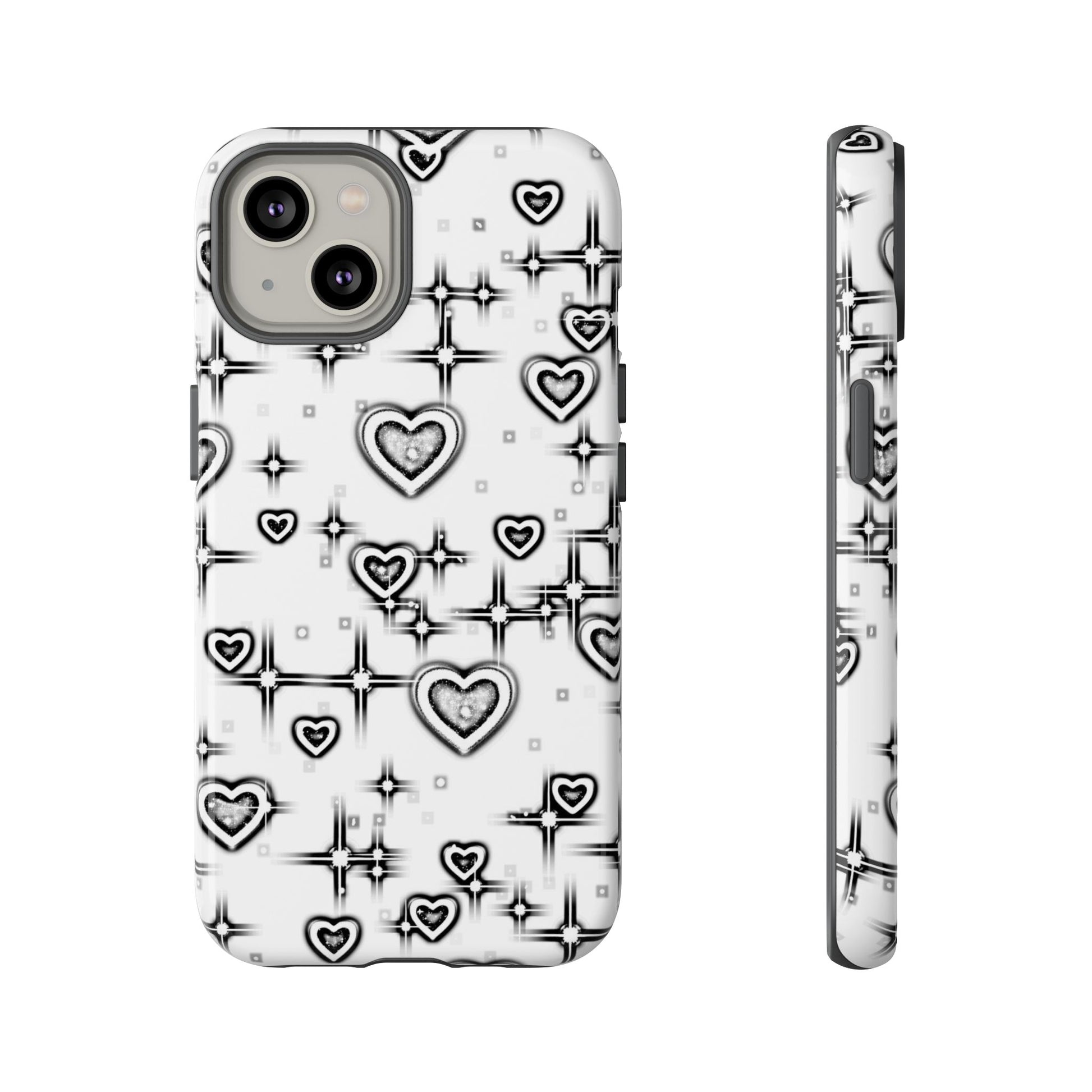 Sketch Hearts Phone Case - Viva Phone Boutique 