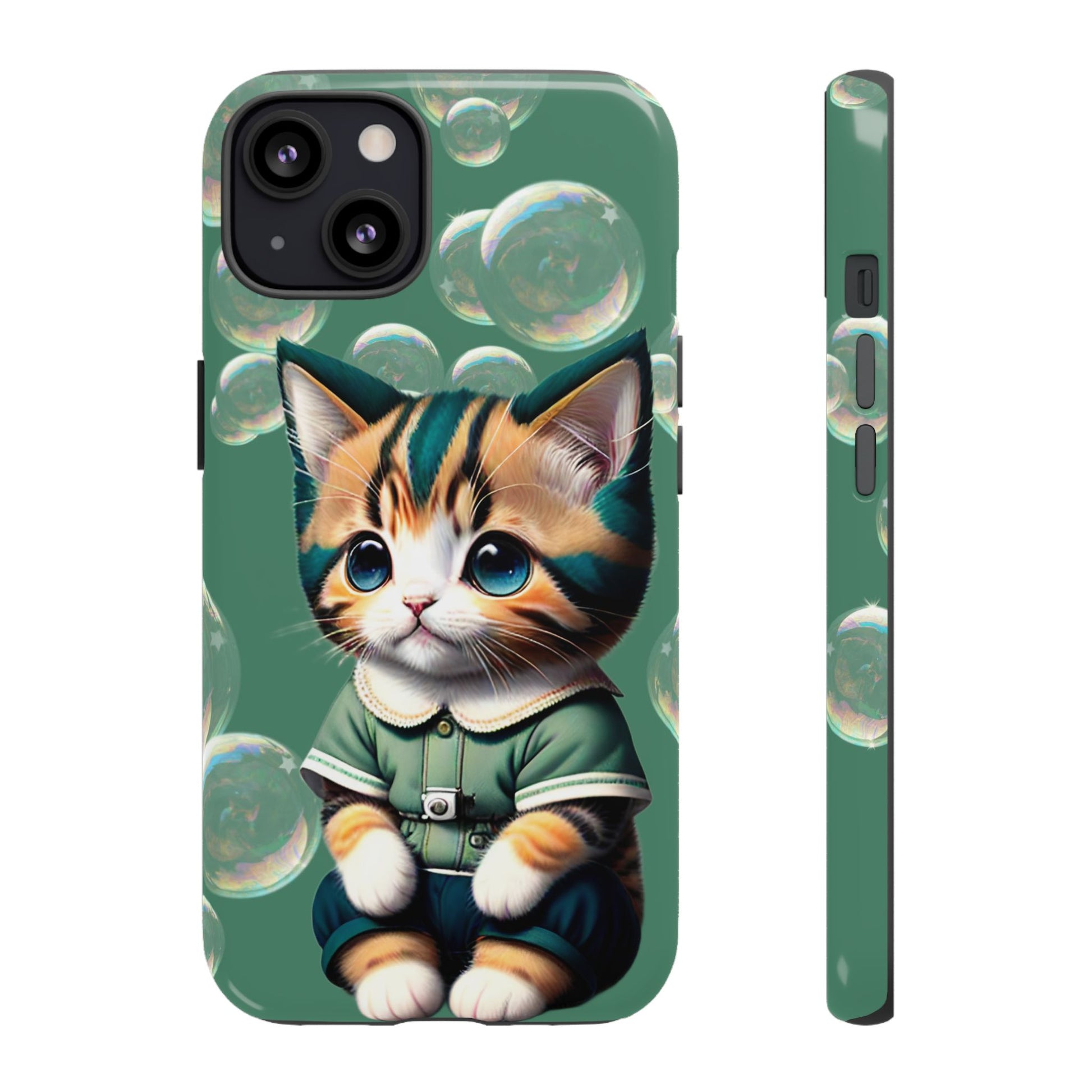 Cute Green Kitten Phone Case - Viva Phone Boutique 