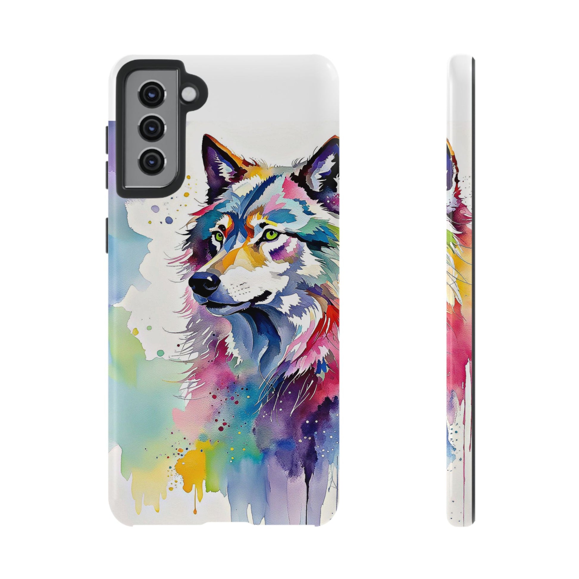 Watercolor Wolf Phone Case - Viva Phone Boutique 