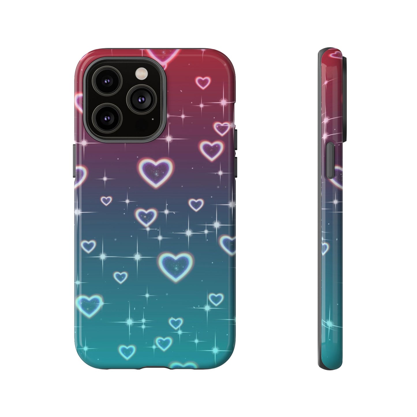 Very Berry Hearts Phone Case