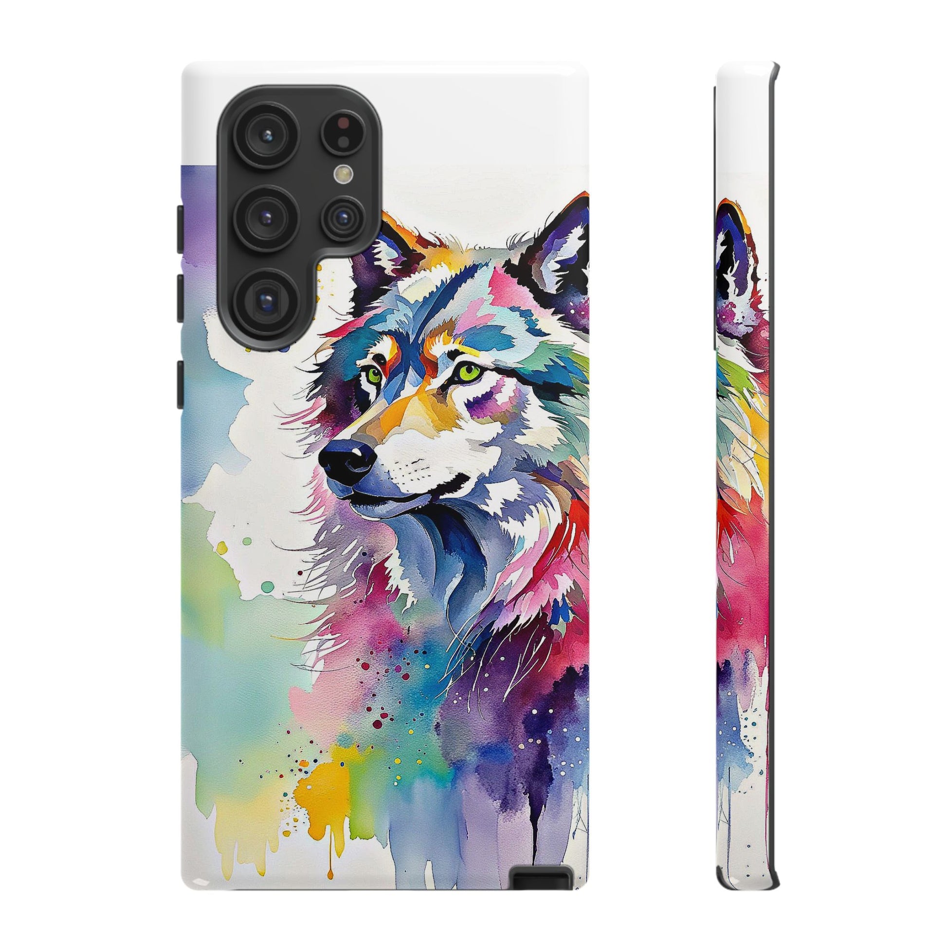 Watercolor Wolf Phone Case - Viva Phone Boutique 