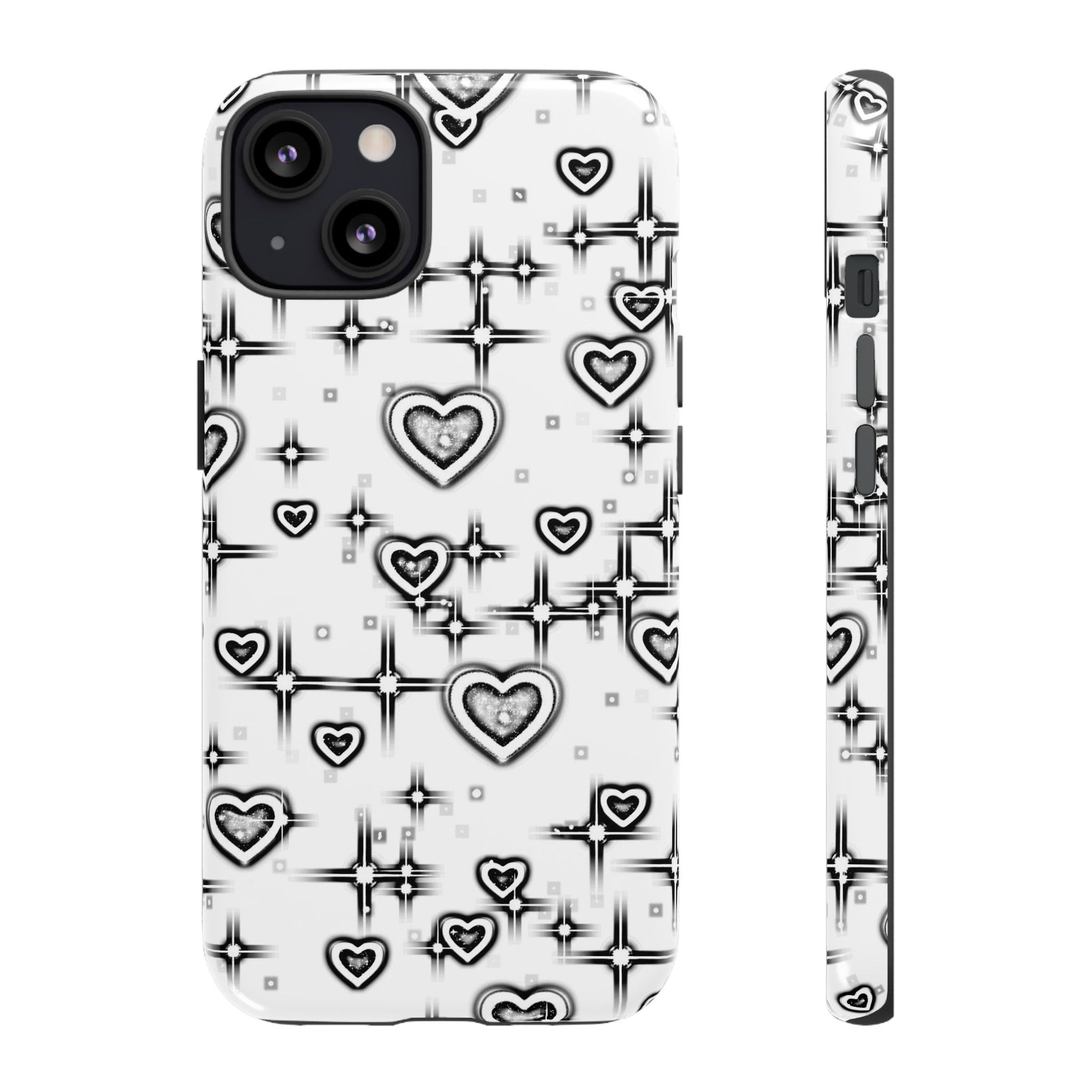 Sketch Hearts Phone Case - Viva Phone Boutique 