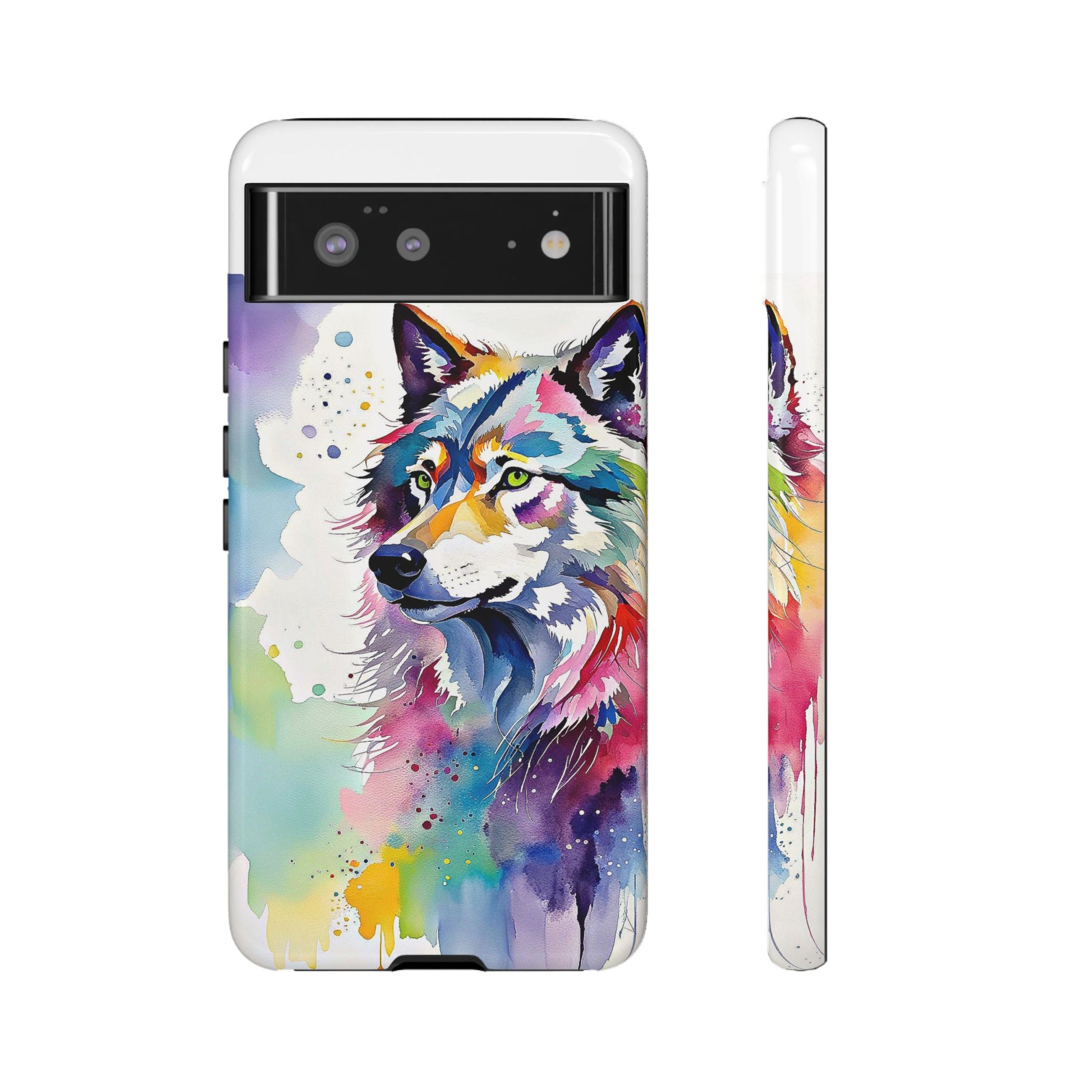 Watercolor Wolf Phone Case - Viva Phone Boutique 