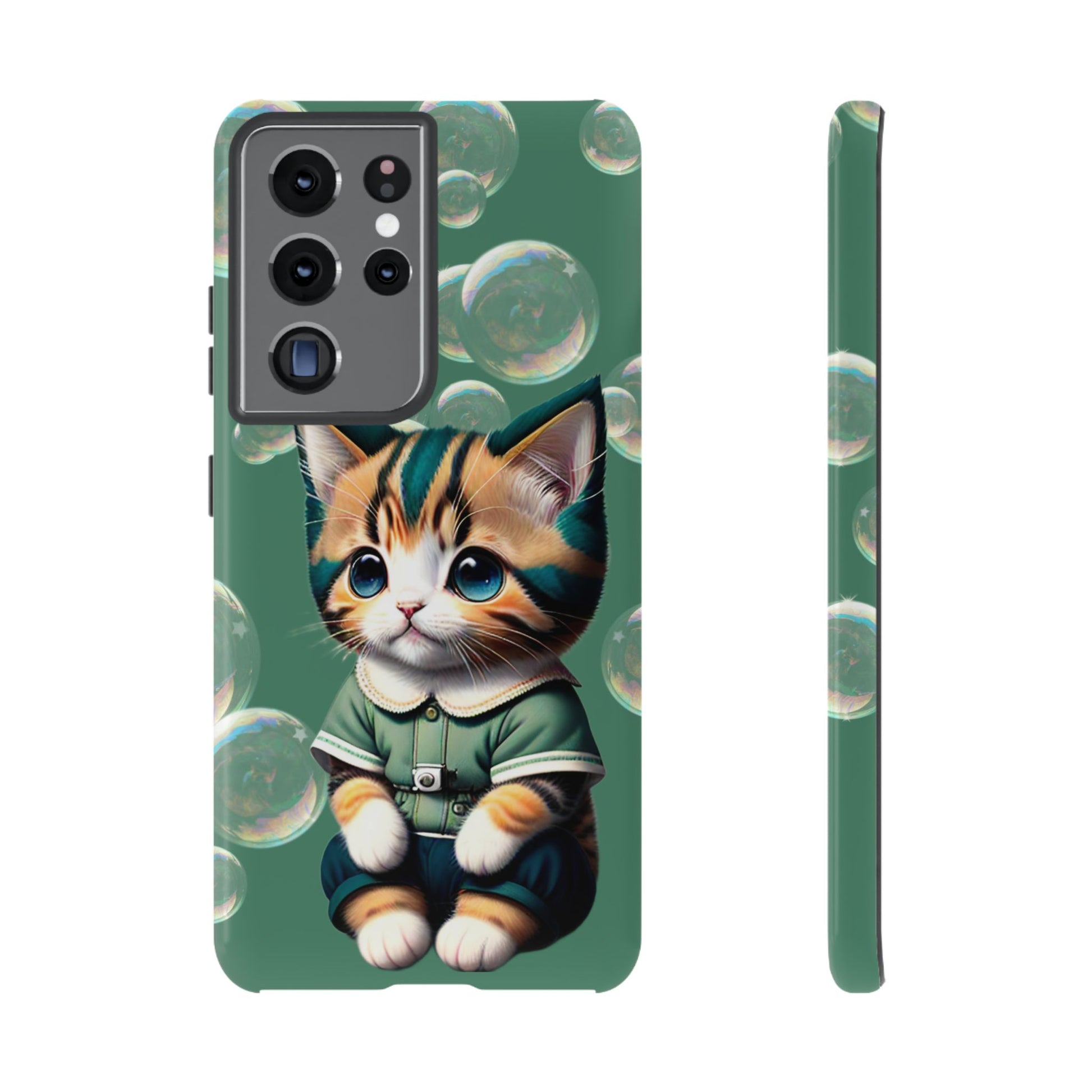 Cute Green Kitten Phone Case - Viva Phone Boutique 