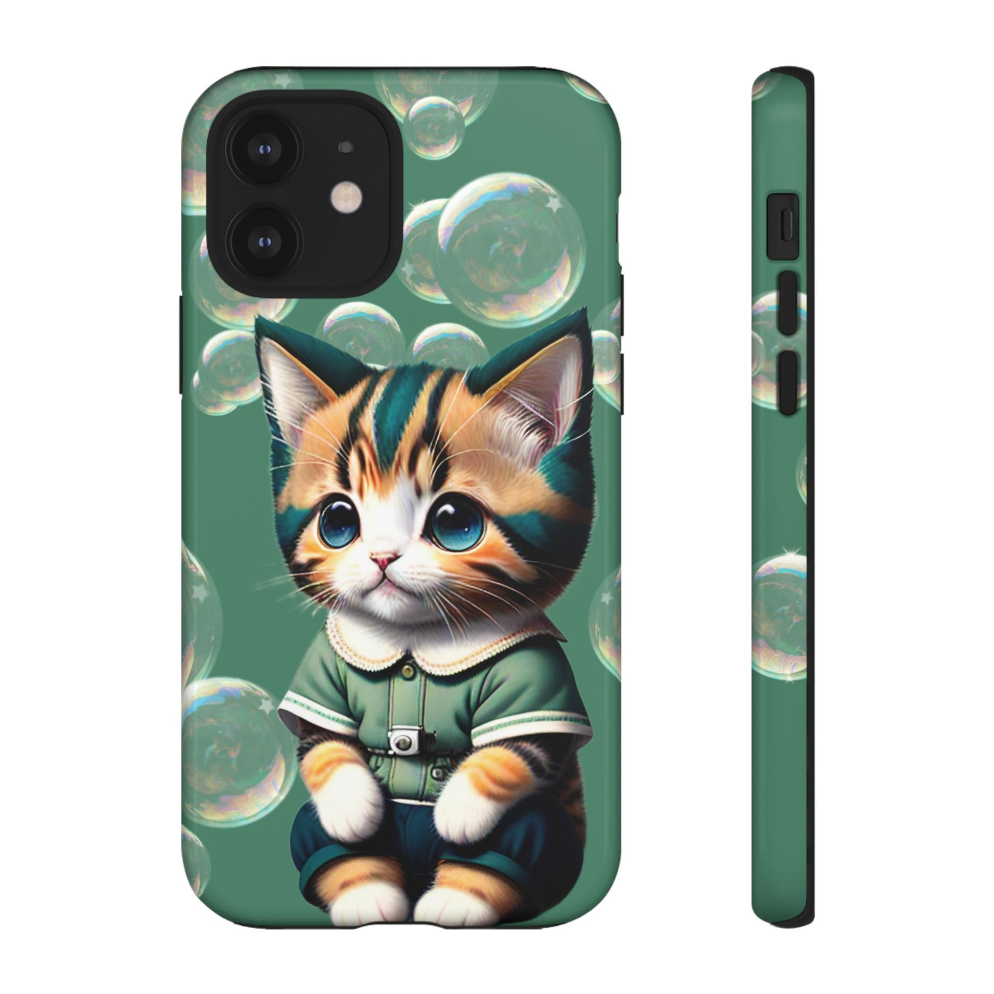 Cute Green Kitten Phone Case - Viva Phone Boutique 