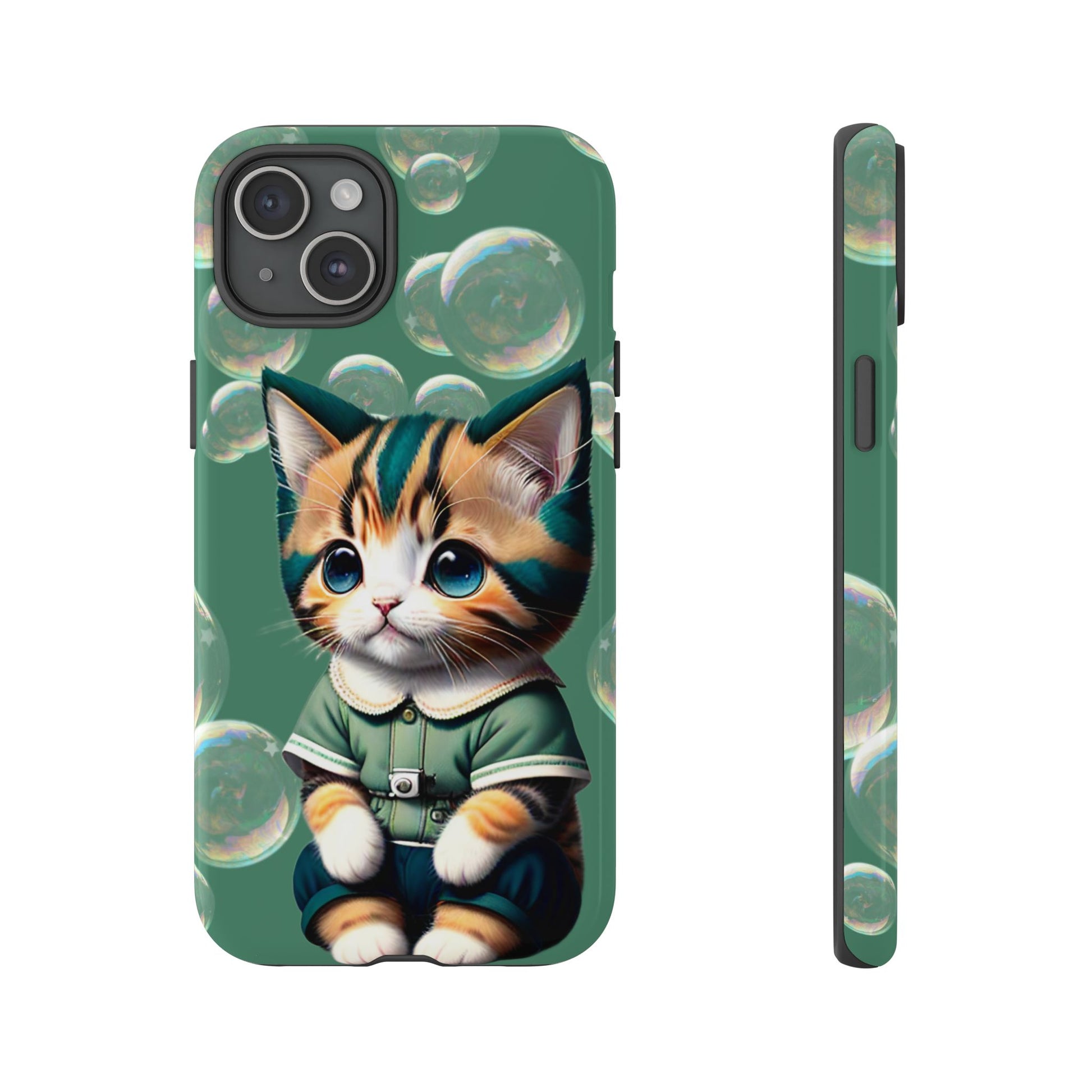 Cute Green Kitten Phone Case - Viva Phone Boutique 
