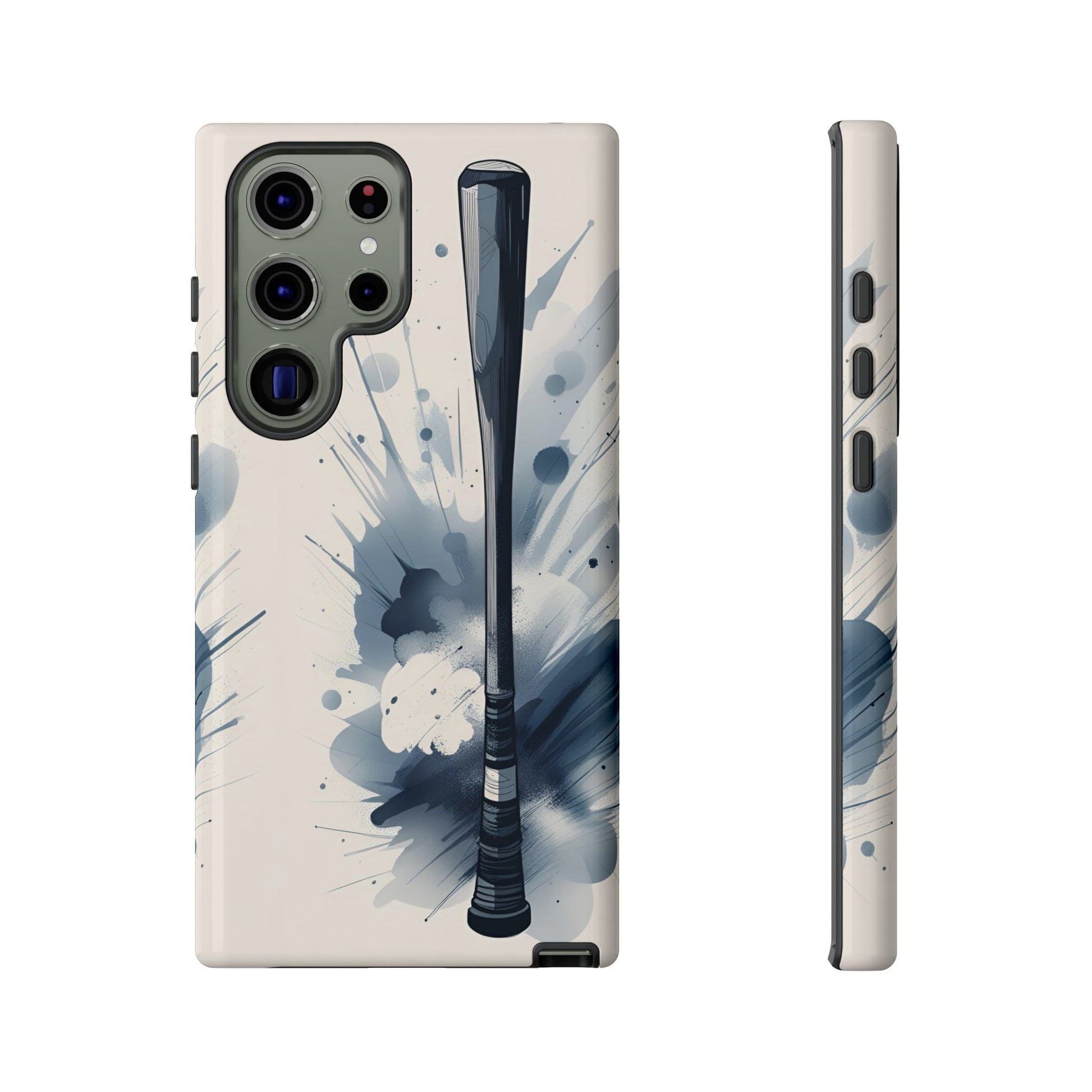 Ink Style Baseball Bat Phone Case Case - Viva Phone Boutique 