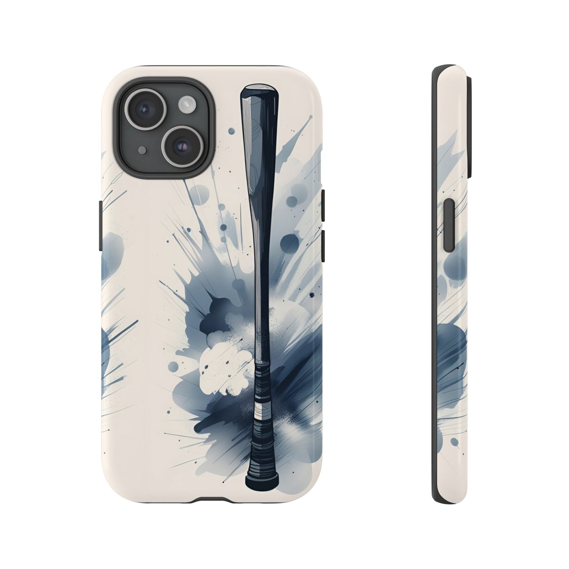 Ink Style Baseball Bat Phone Case Case - Viva Phone Boutique 