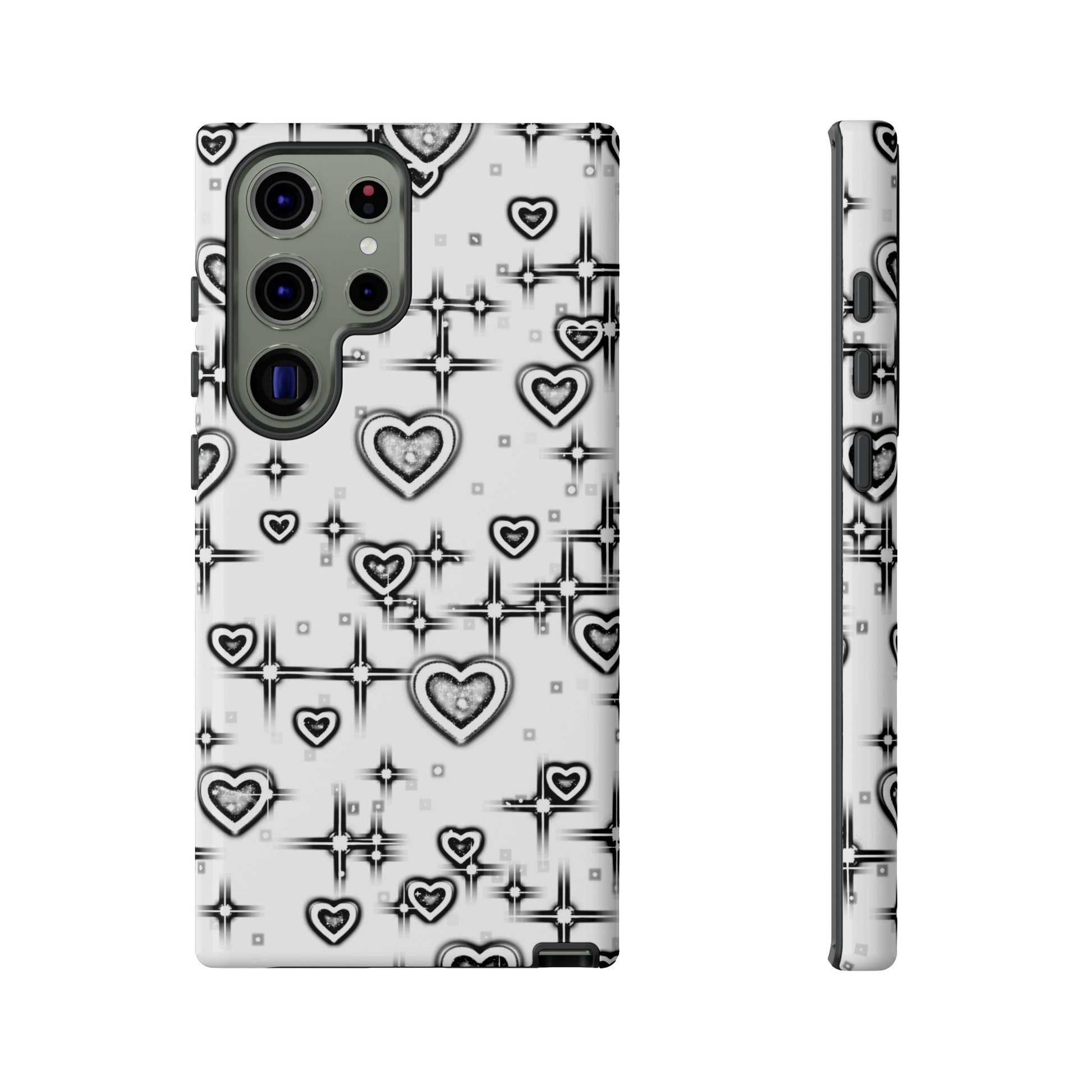 Sketch Hearts Phone Case - Viva Phone Boutique 