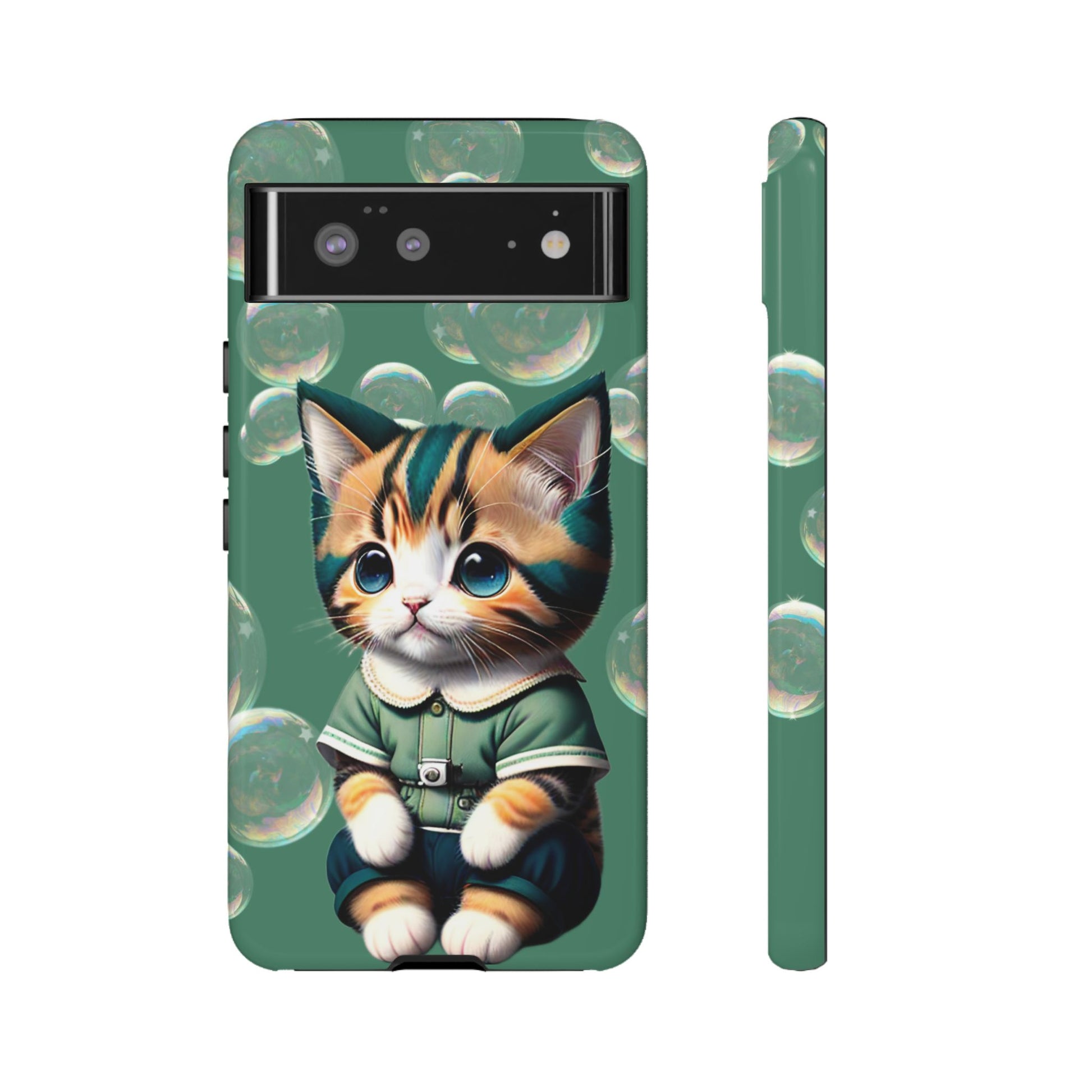Cute Green Kitten Phone Case - Viva Phone Boutique 