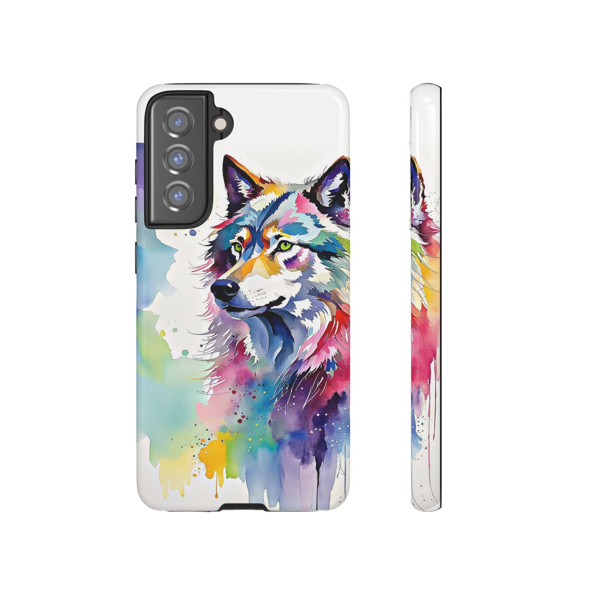Watercolor Wolf Phone Case - Viva Phone Boutique 