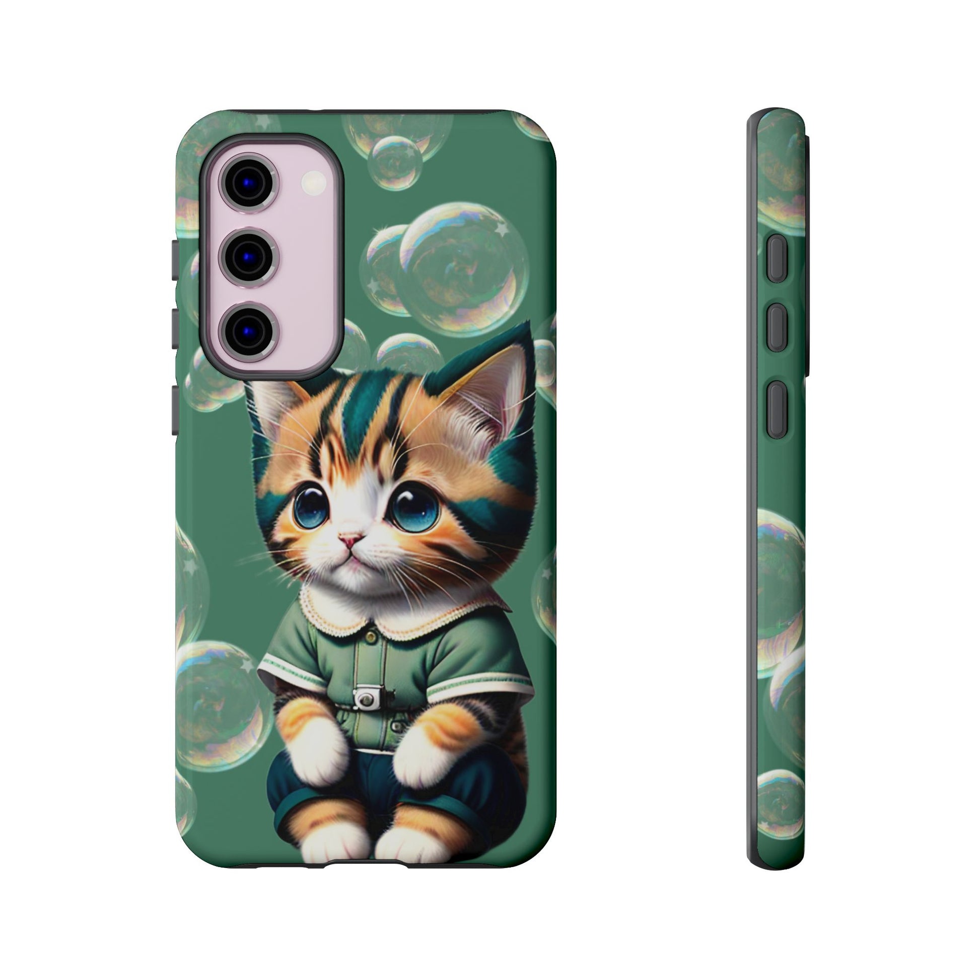 Cute Green Kitten Phone Case - Viva Phone Boutique 