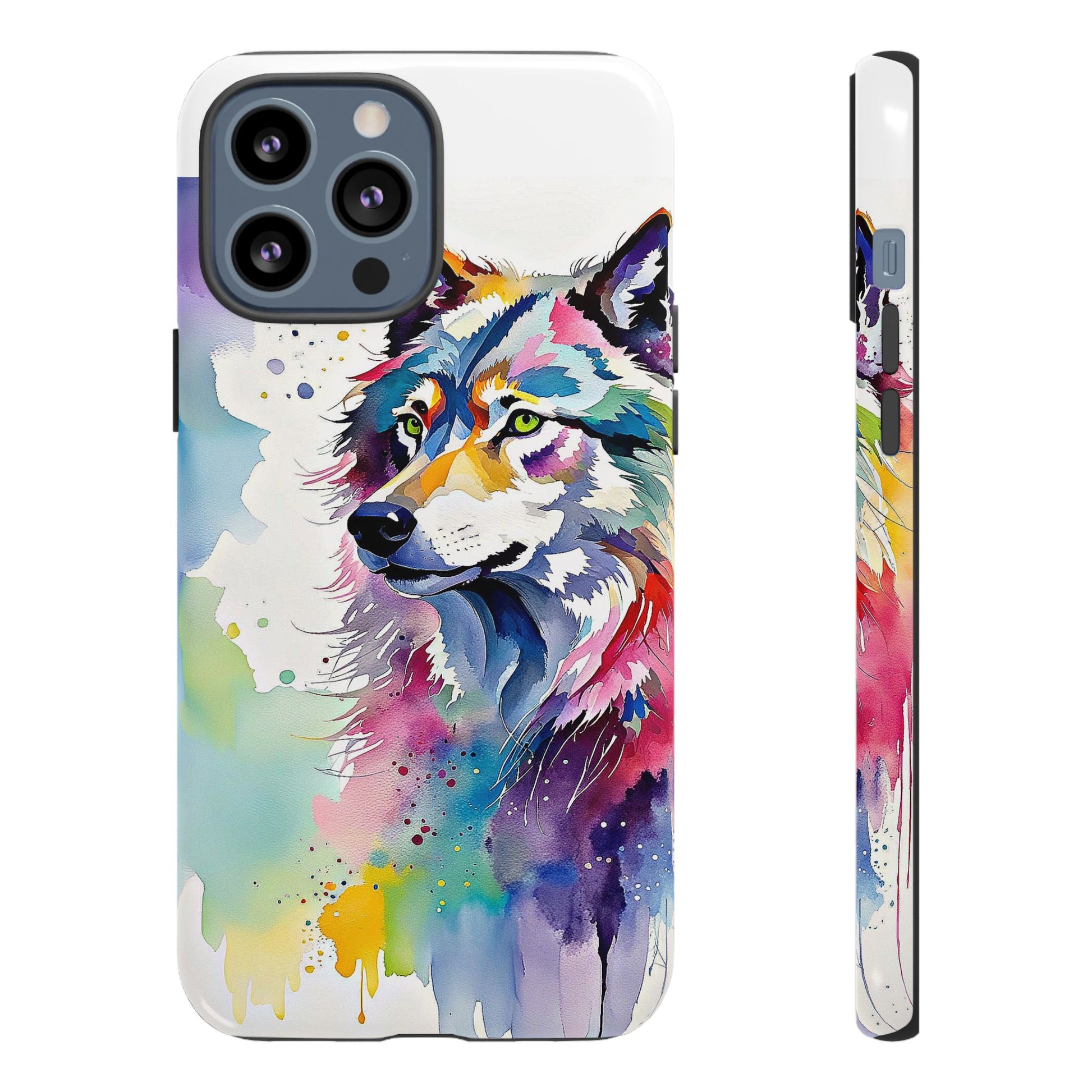 Watercolor Wolf Phone Case - Viva Phone Boutique 