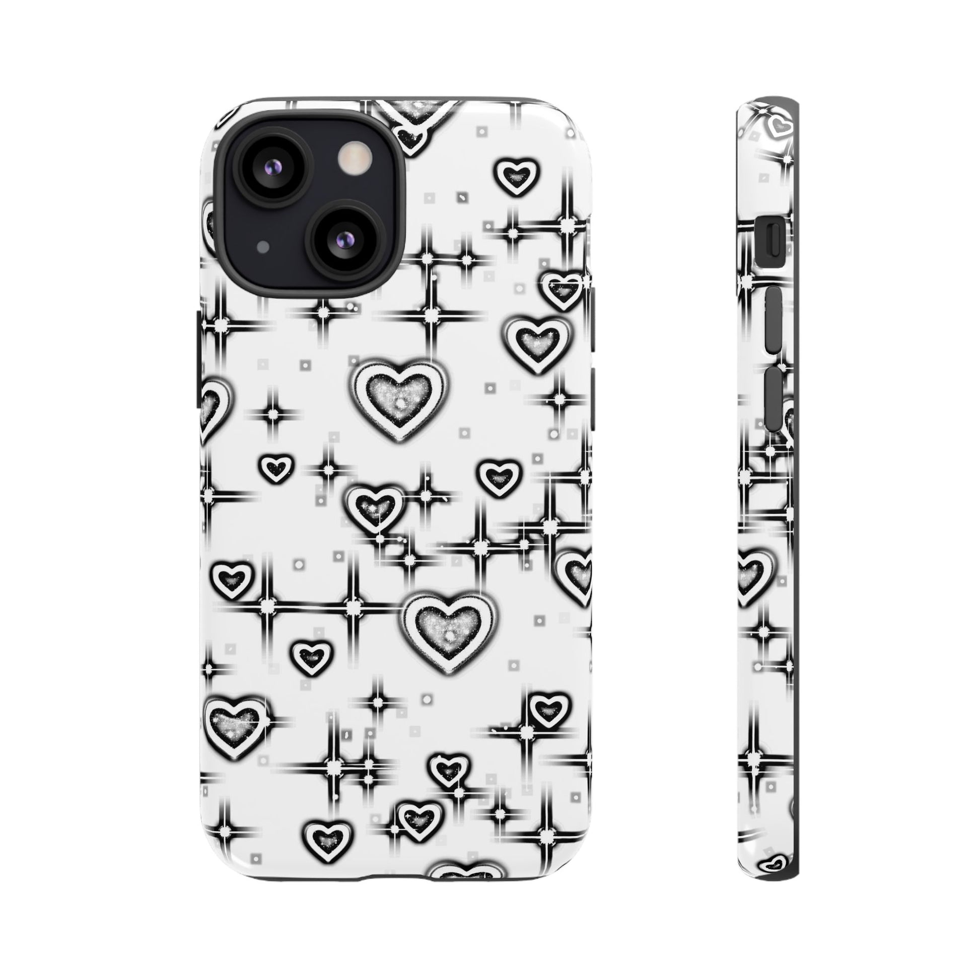 Sketch Hearts Phone Case - Viva Phone Boutique 