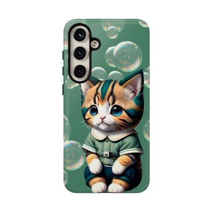 Cute Green Kitten Phone Case
