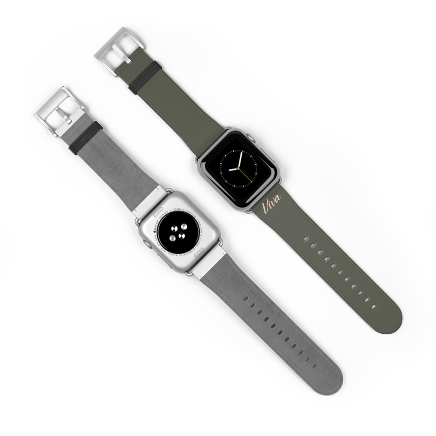 Vintage Green Faux Leather Apple Watch Band - Viva Phone Boutique 