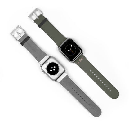 Vintage Green Faux Leather Apple Watch Band - Viva Phone Boutique 