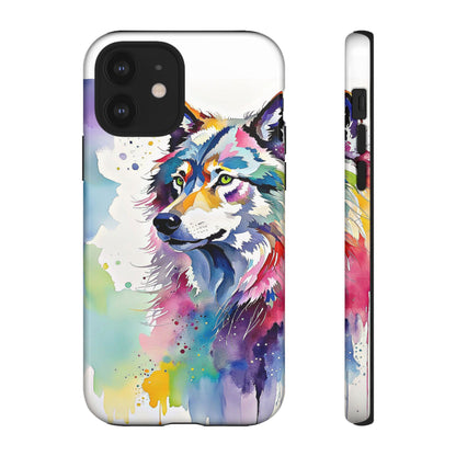 Watercolor Wolf Phone Case - Viva Phone Boutique 