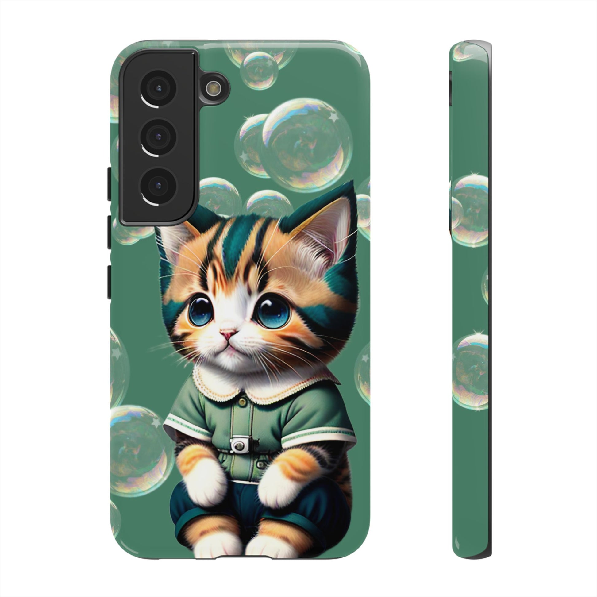Cute Green Kitten Phone Case - Viva Phone Boutique 