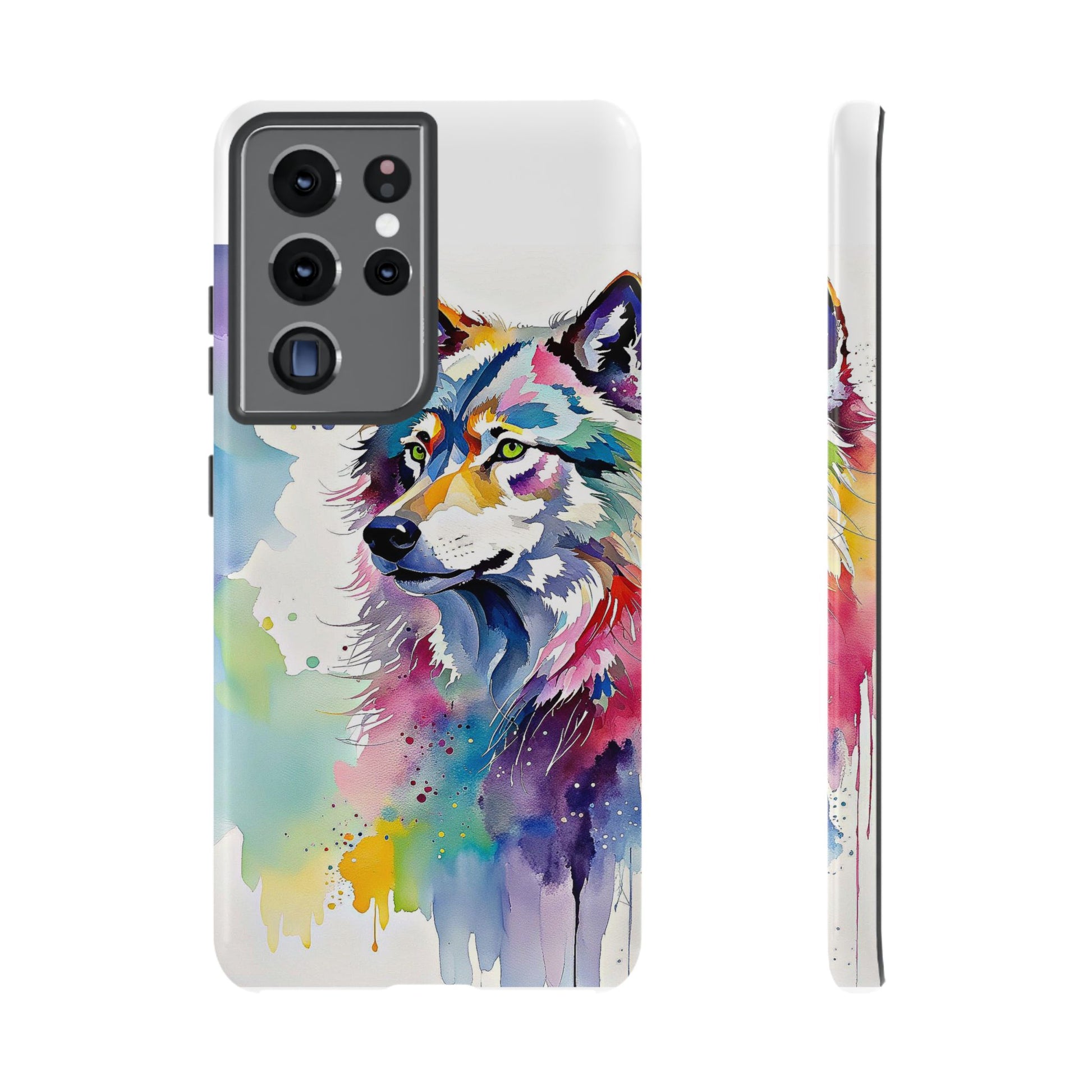 Watercolor Wolf Phone Case - Viva Phone Boutique 