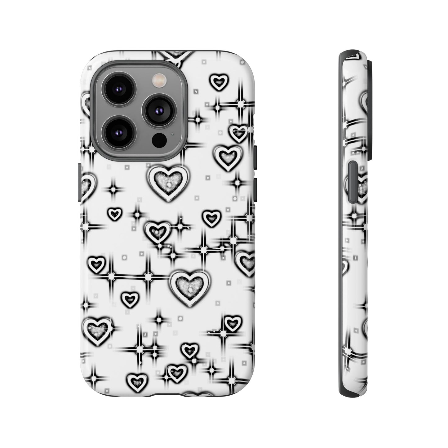 Sketch Hearts Phone Case - Viva Phone Boutique 
