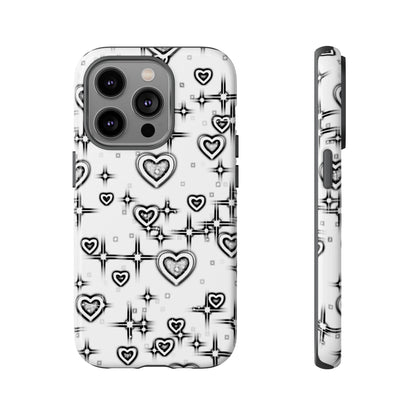 Sketch Hearts Phone Case - Viva Phone Boutique 