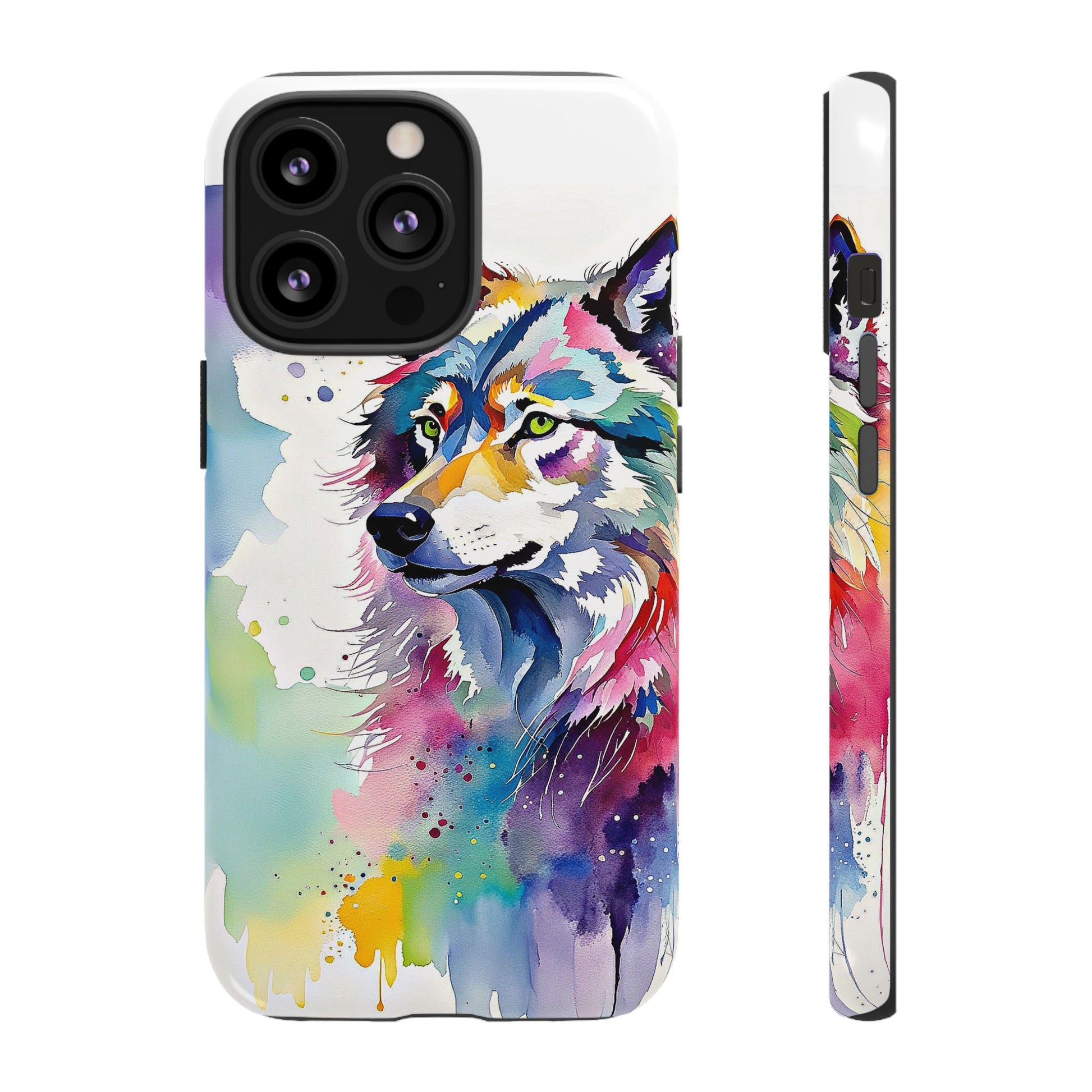 Watercolor Wolf Phone Case - Viva Phone Boutique 