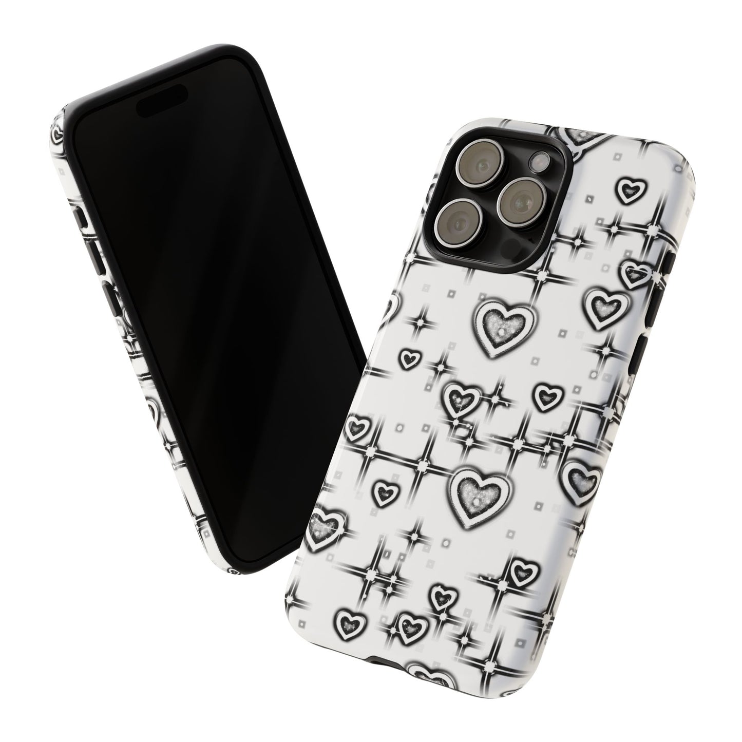 Sketch Hearts Phone Case