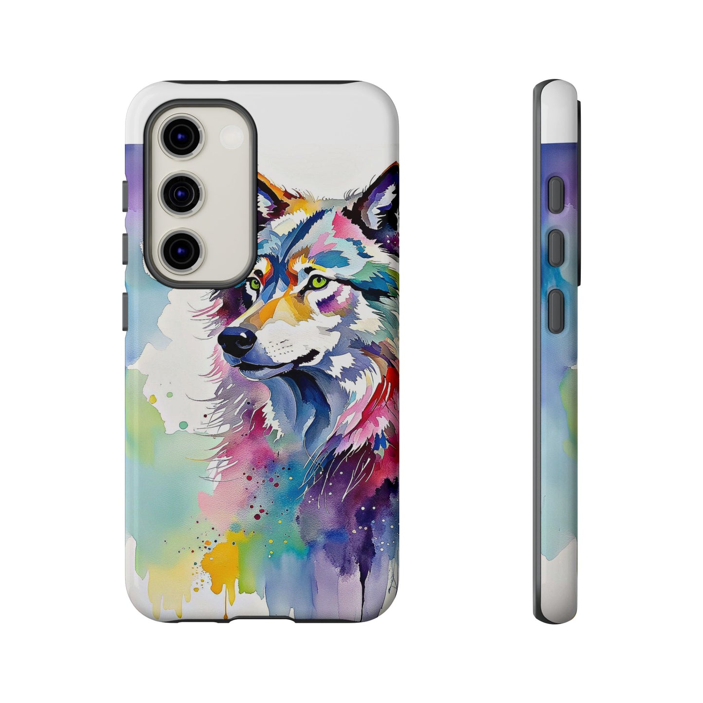 Watercolor Wolf Phone Case - Viva Phone Boutique 