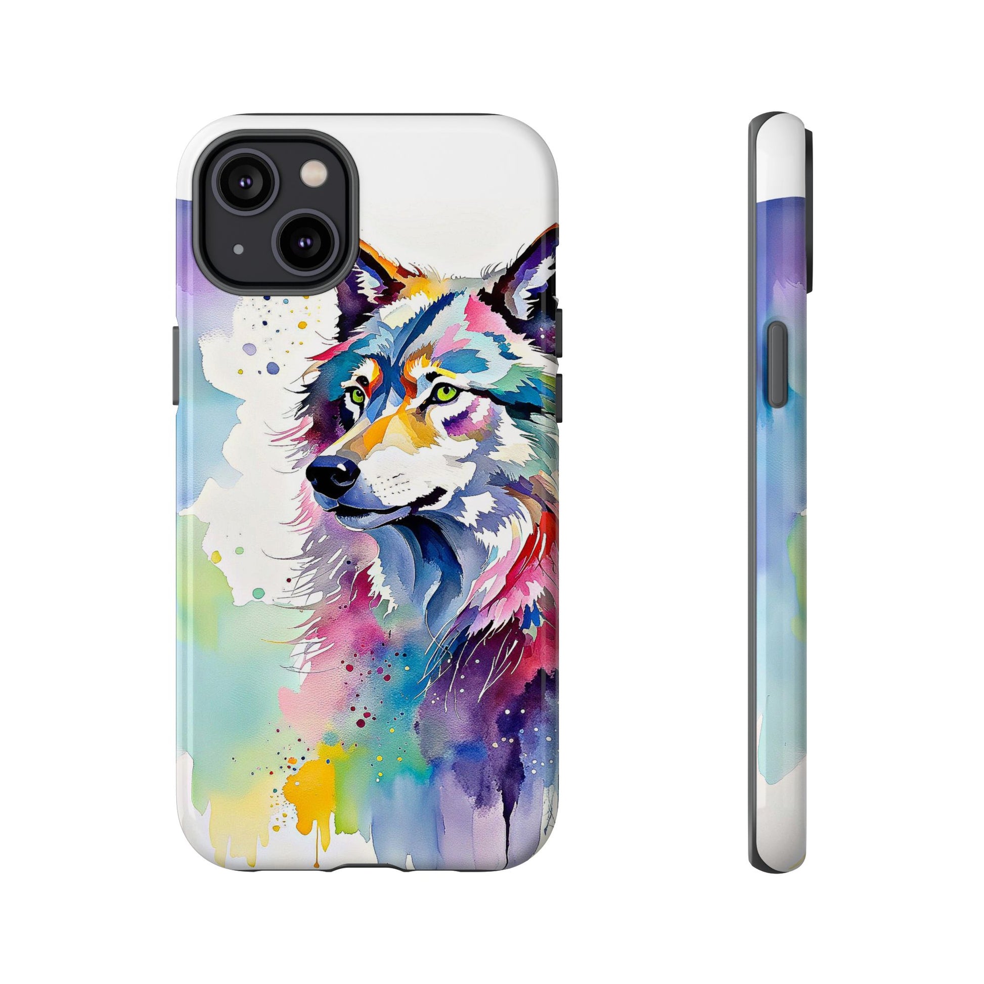 Watercolor Wolf Phone Case - Viva Phone Boutique 