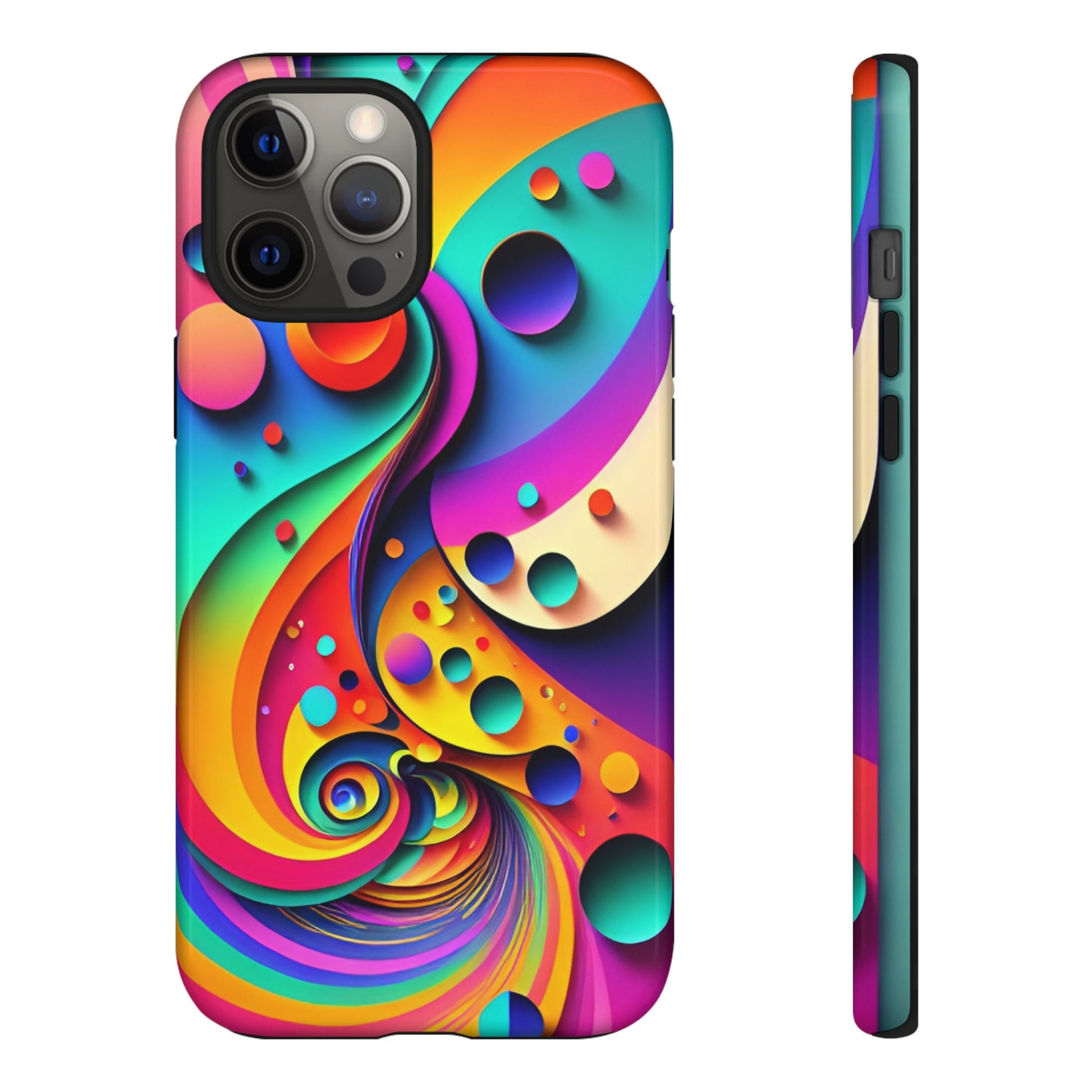 Trippy and Colorful Bubble Design Phone Case - Viva Phone Boutique 