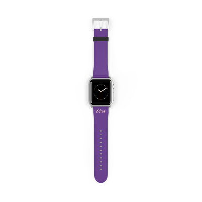 True Purple Faux Leather Apple Watch Band - Viva Phone Boutique 