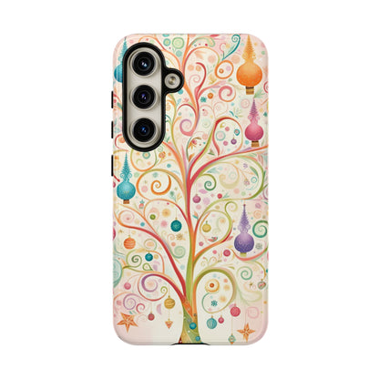 Whimsical Christmas Tree Phone Case