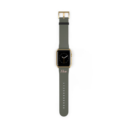 Vintage Green Faux Leather Apple Watch Band - Viva Phone Boutique 