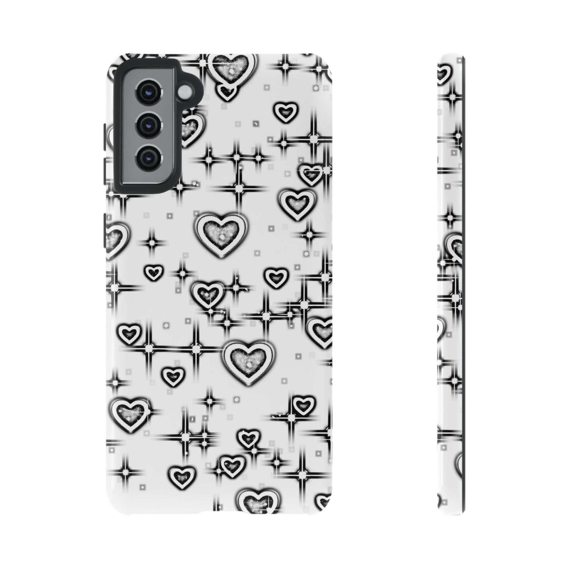 Sketch Hearts Phone Case - Viva Phone Boutique 