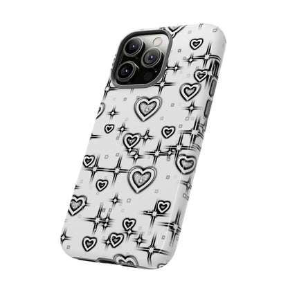 Sketch Hearts Phone Case - Viva Phone Boutique 