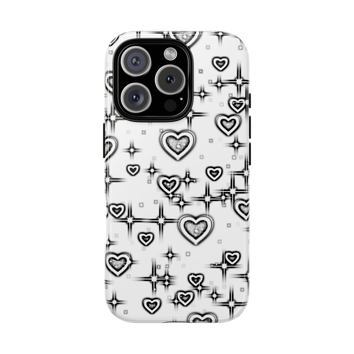 Sketch Hearts Phone Case