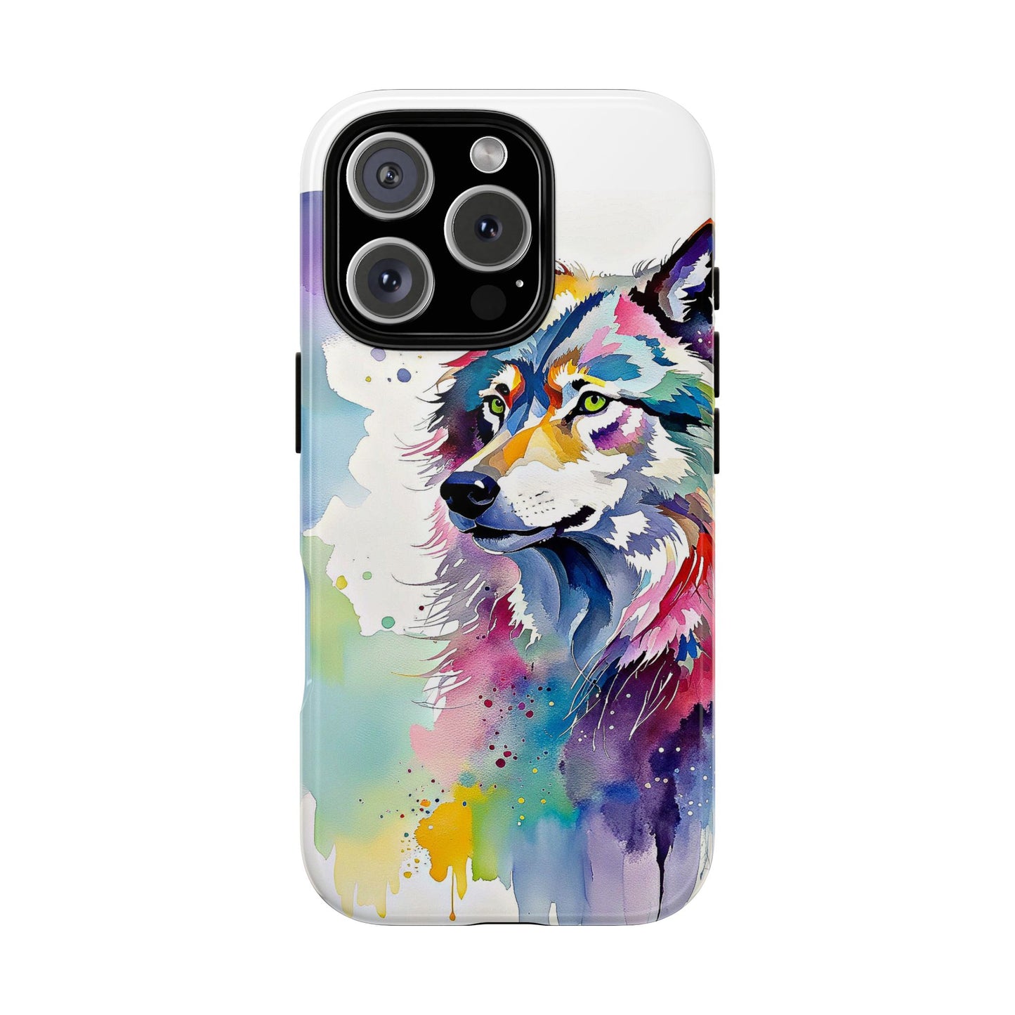 Watercolor Wolf Phone Case