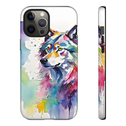 Watercolor Wolf Phone Case - Viva Phone Boutique 