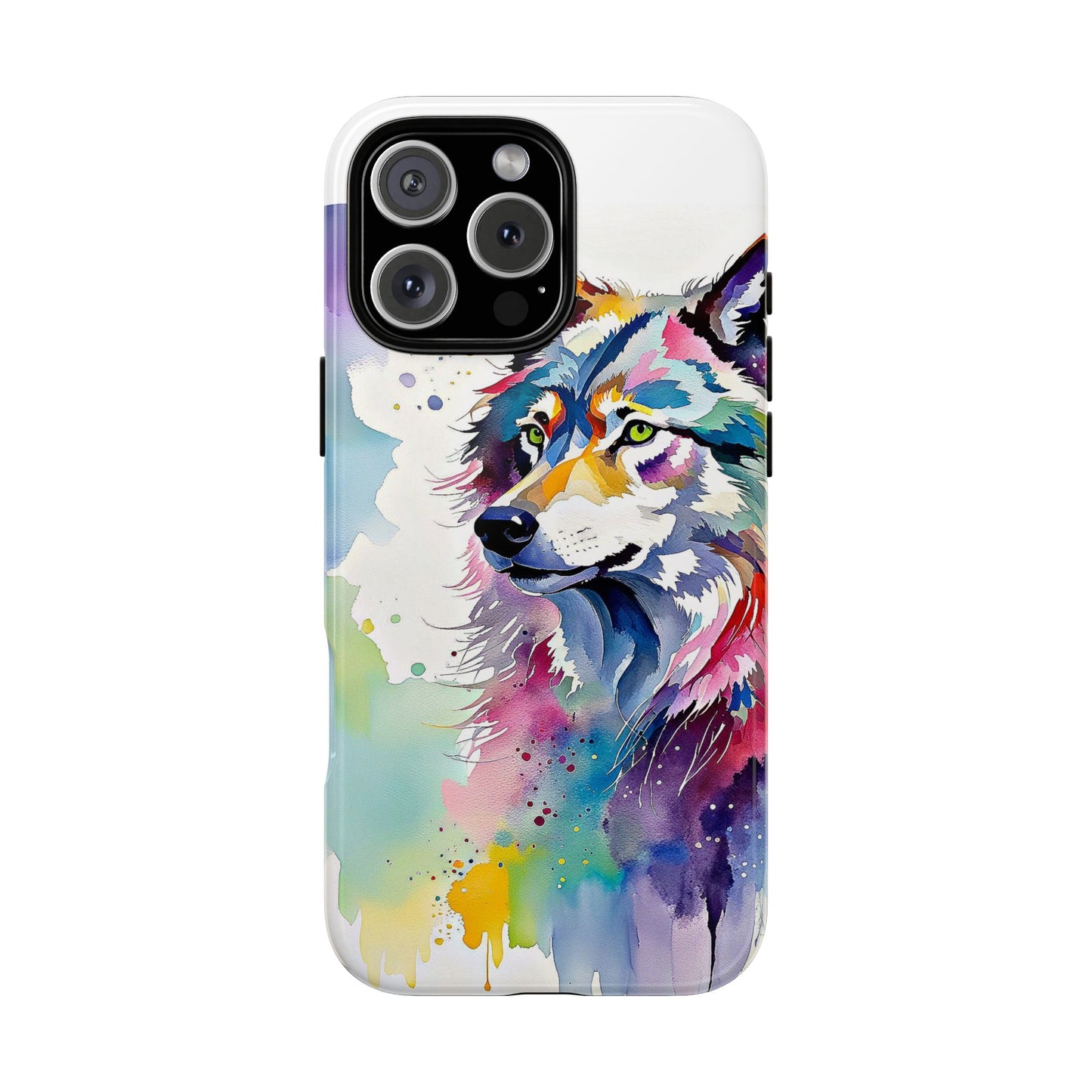 Watercolor Wolf Phone Case