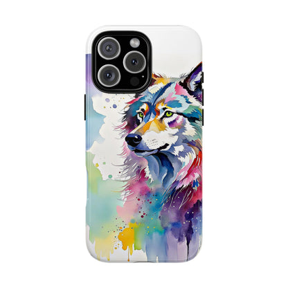 Watercolor Wolf Phone Case