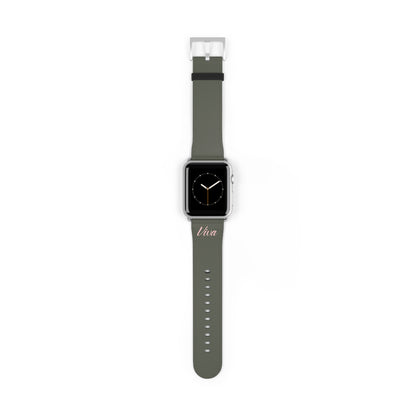Vintage Green Faux Leather Apple Watch Band - Viva Phone Boutique 
