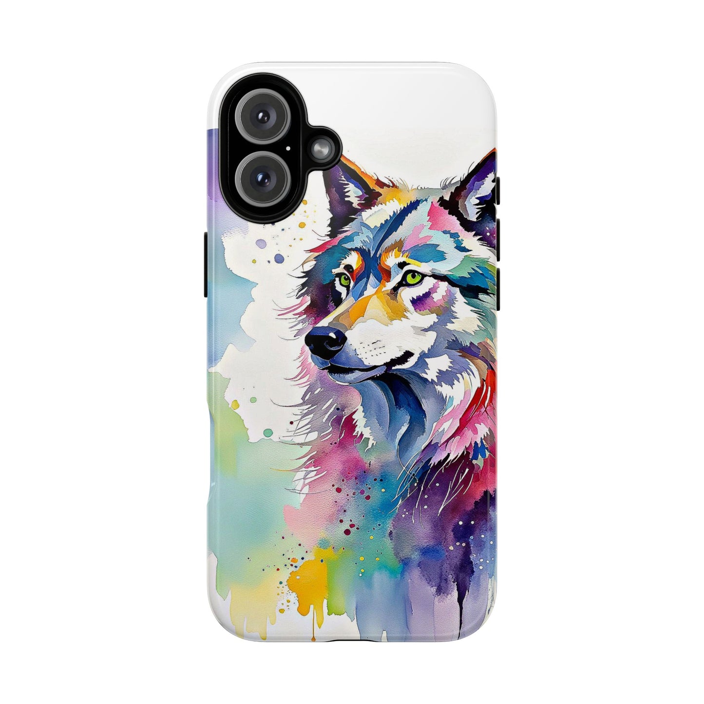 Watercolor Wolf Phone Case